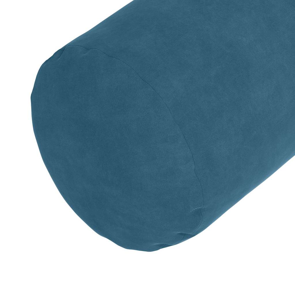 vidaXL Poduszki Wałkowe 2 pcs Niebieski Ø 25 x 70 cm