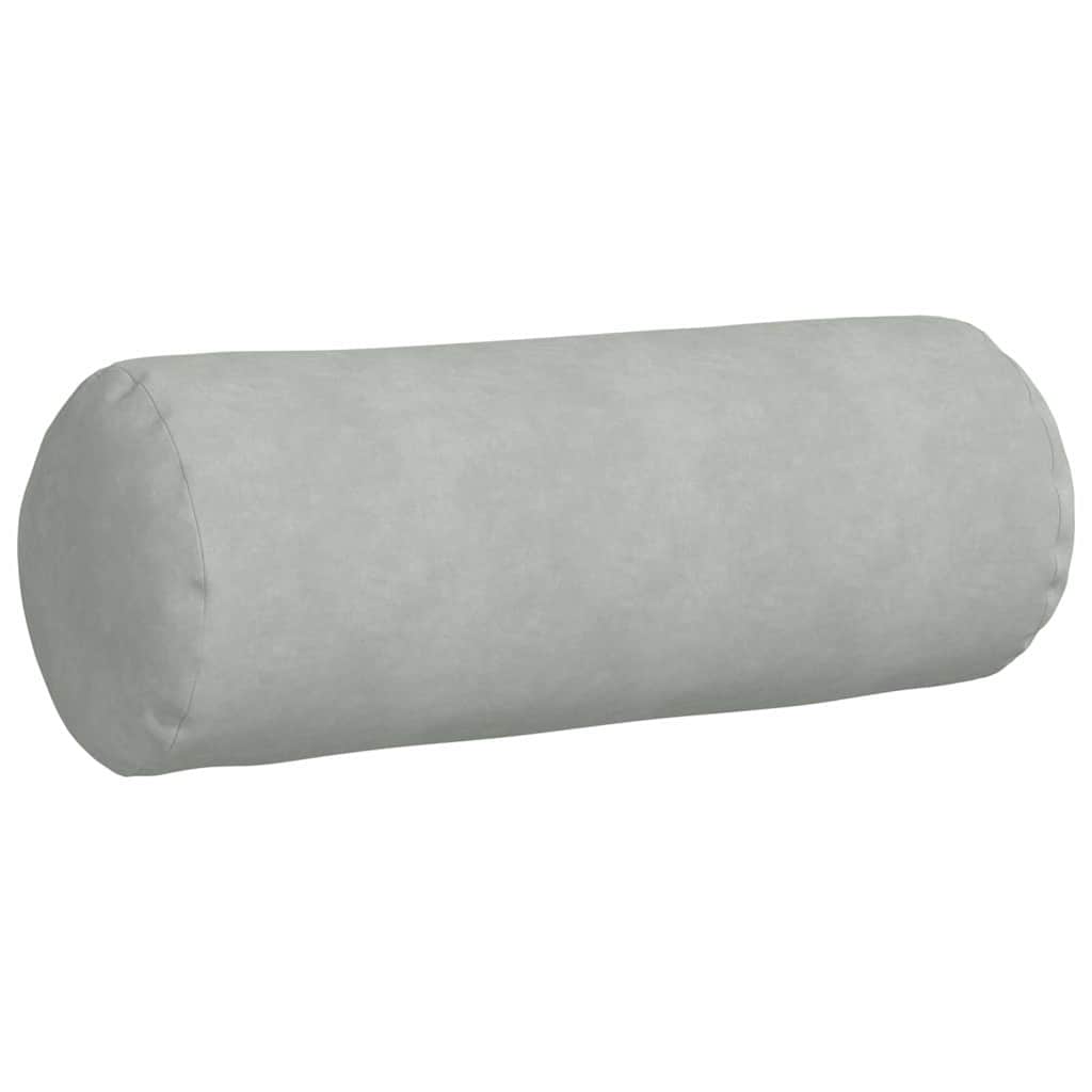 vidaXL Poduszki Wałkowe 2 pcs Jasnoszary Ø 25 x 70 cm