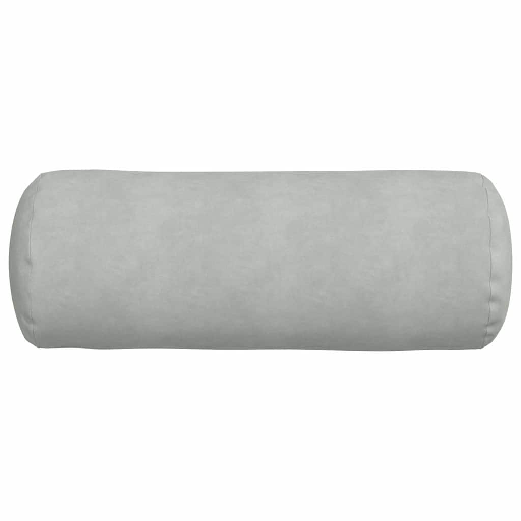 vidaXL Poduszki Wałkowe 2 pcs Jasnoszary Ø 25 x 70 cm