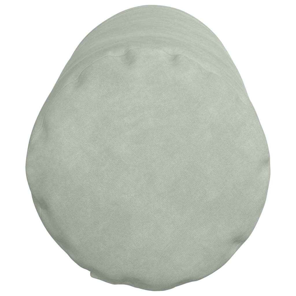 vidaXL Poduszki Wałkowe 2 pcs Jasnoszary Ø 25 x 70 cm