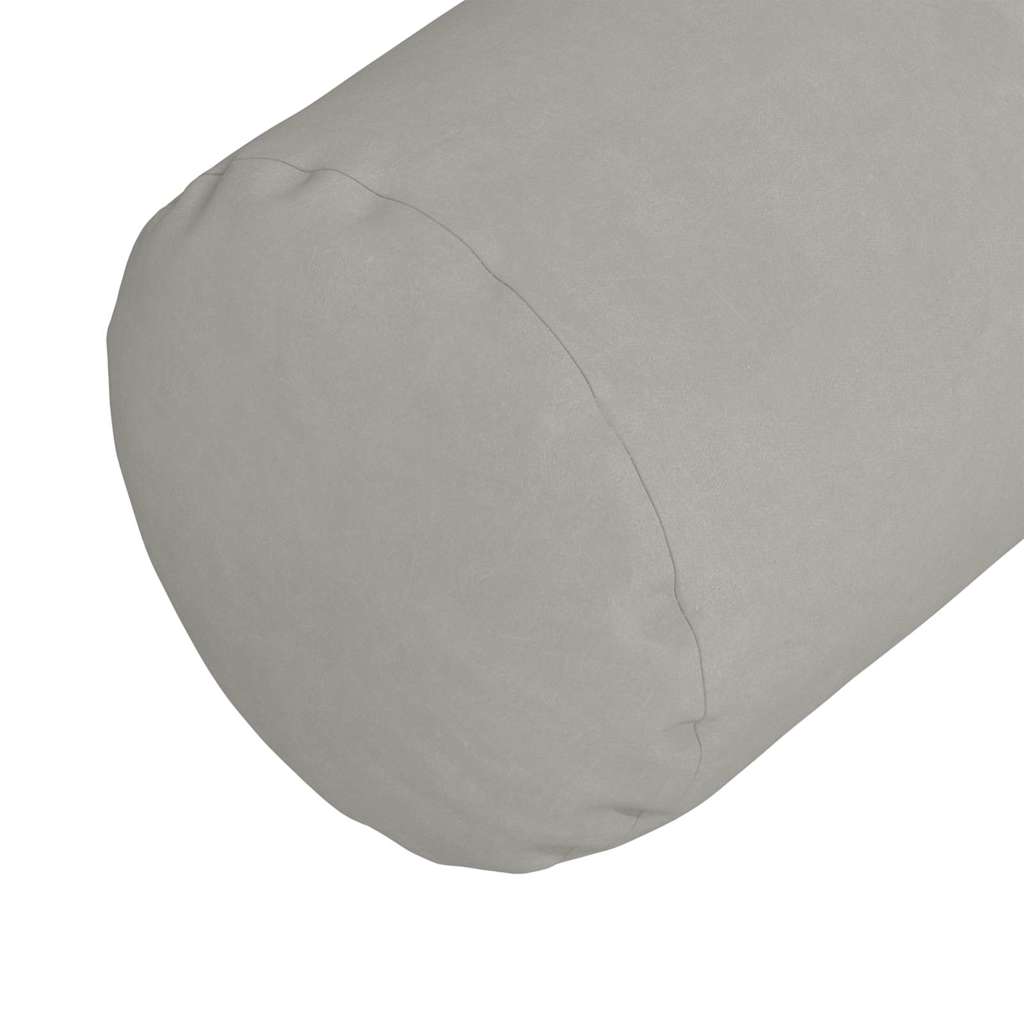 vidaXL Poduszki Wałkowe 2 pcs Jasnoszary Ø 25 x 70 cm