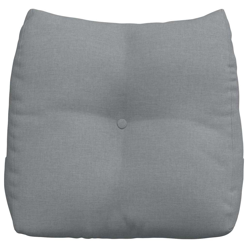 vidaXL Poduszka na plecy Jasnoszary 45 x 24 x 50 cm tkanina