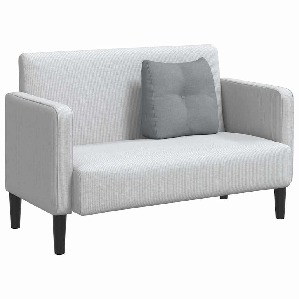 vidaXL Poduszka na plecy Jasnoszary 45 x 24 x 50 cm tkanina
