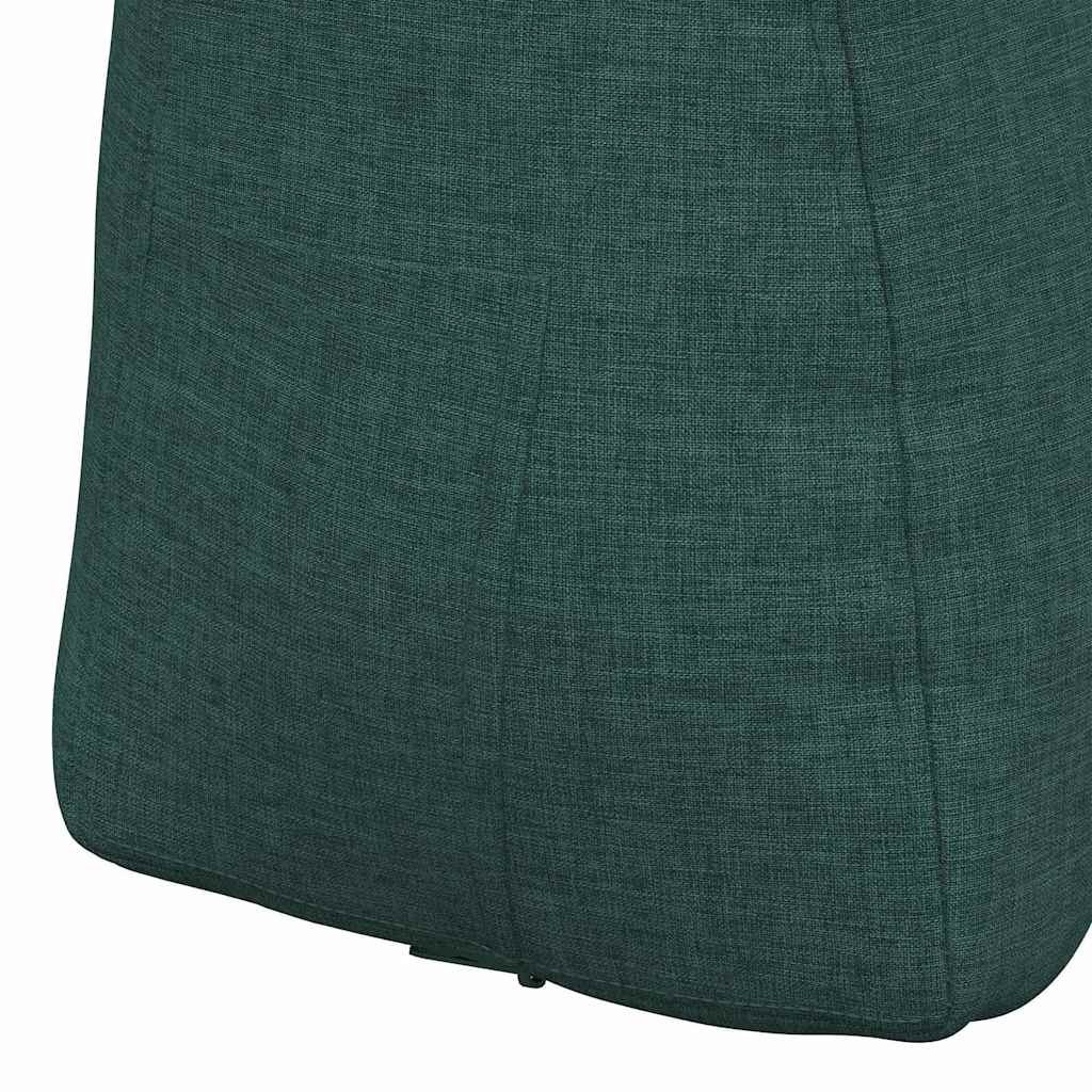 vidaXL Poduszka na plecy Ciemna zieleń 45 x 24 x 50 cm tkanina