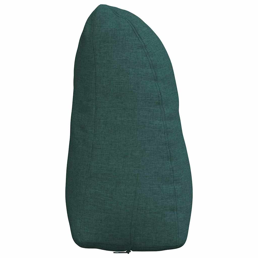 vidaXL Poduszka na plecy Ciemna zieleń 45 x 24 x 50 cm tkanina
