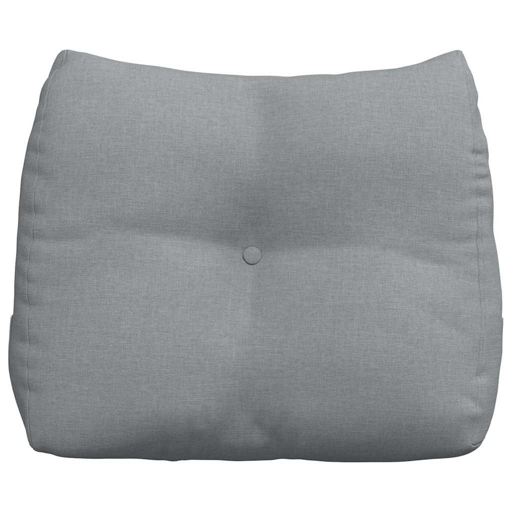 vidaXL Poduszka na plecy Jasnoszary 60 x 24 x 50 cm tkanina