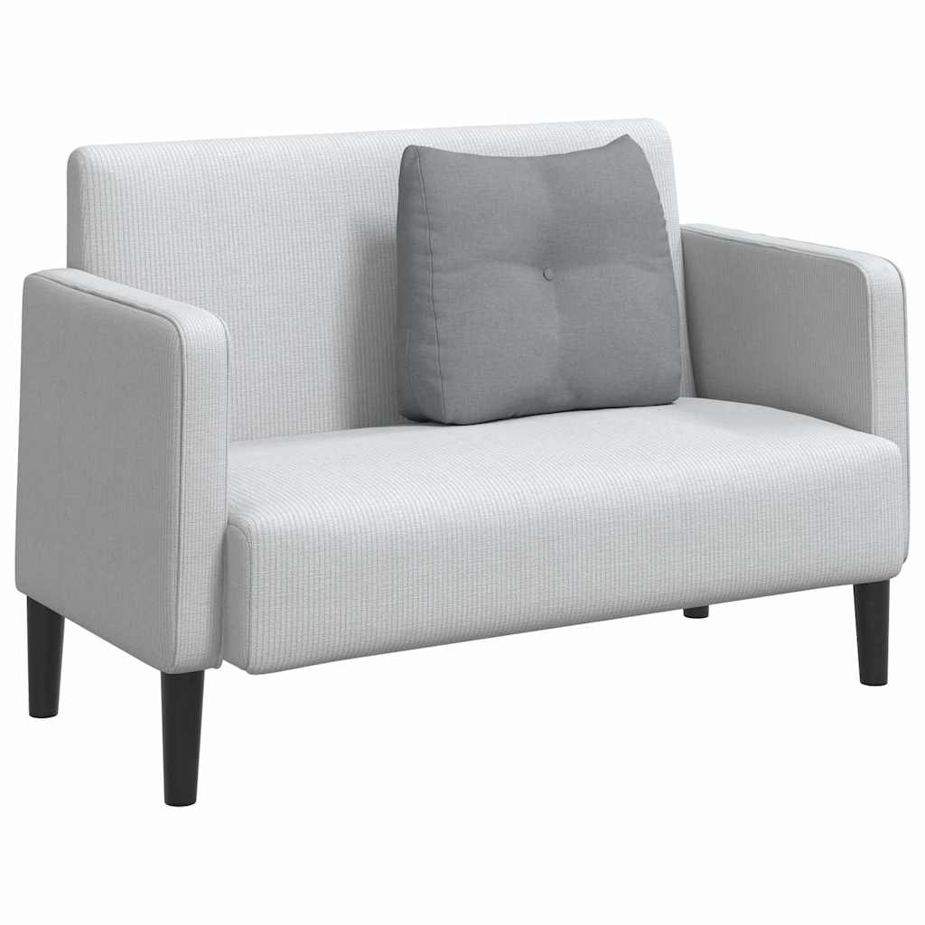 vidaXL Poduszka na plecy Jasnoszary 60 x 24 x 50 cm tkanina