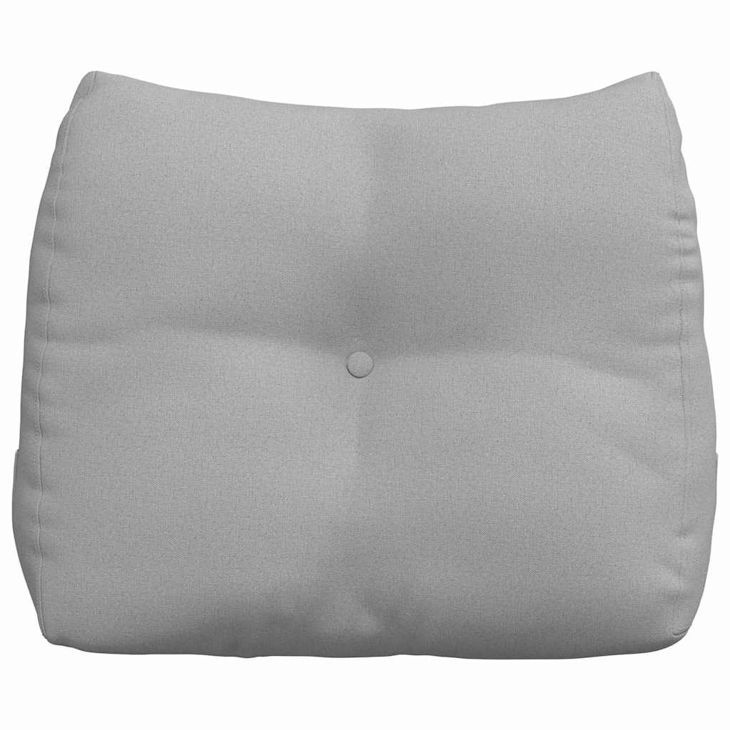 vidaXL Poduszka na plecy Szary chmur 60 x 24 x 50 cm tkanina