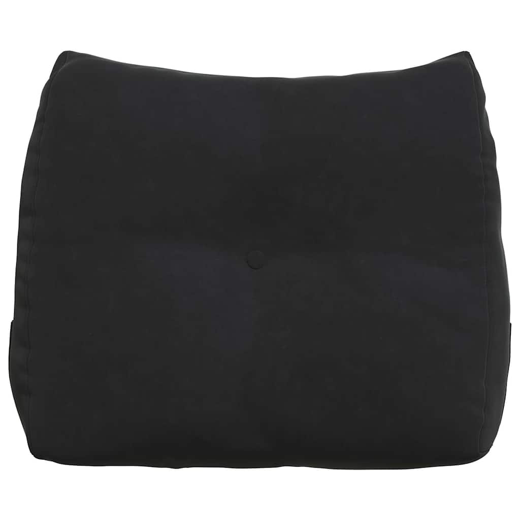 vidaXL Poduszka na plecy Czarny 60 x 24 x 50 cm Aksamit