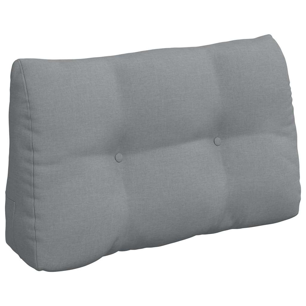 vidaXL Poduszka na plecy Jasnoszary 80 x 24 x 50 cm tkanina