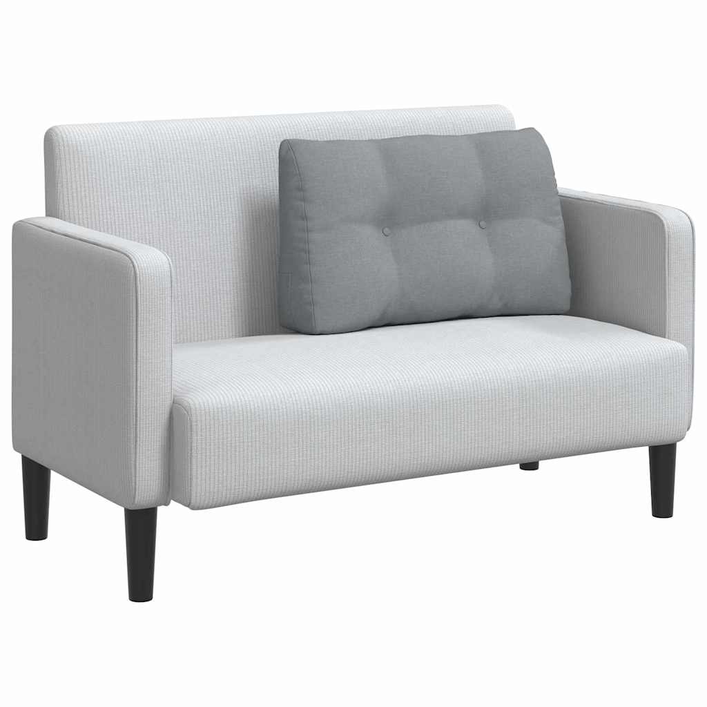 vidaXL Poduszka na plecy Jasnoszary 80 x 24 x 50 cm tkanina