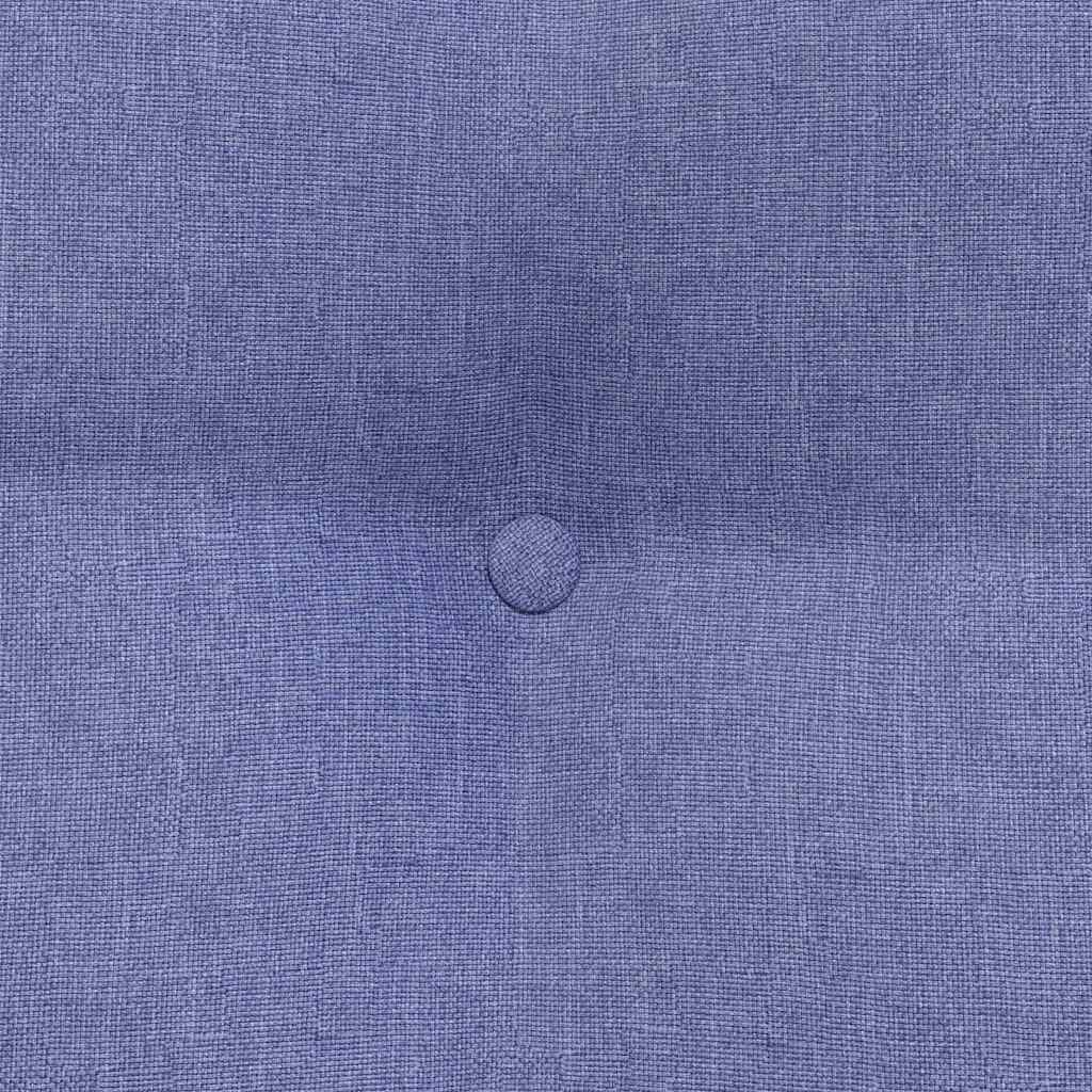 vidaXL Poduszka na plecy Niebieski dżins 80 x 24 x 50 cm tkanina