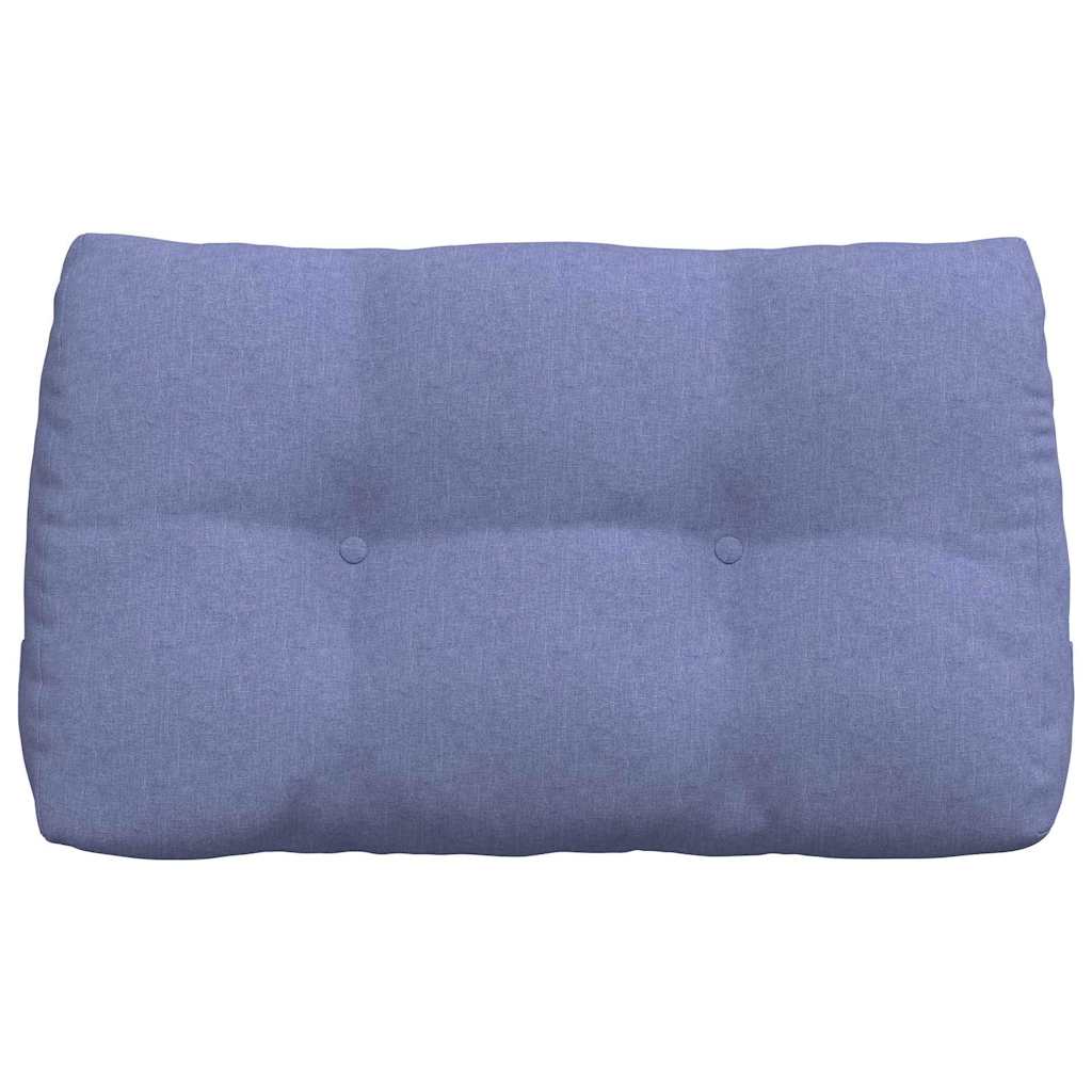 vidaXL Poduszka na plecy Niebieski dżins 80 x 24 x 50 cm tkanina