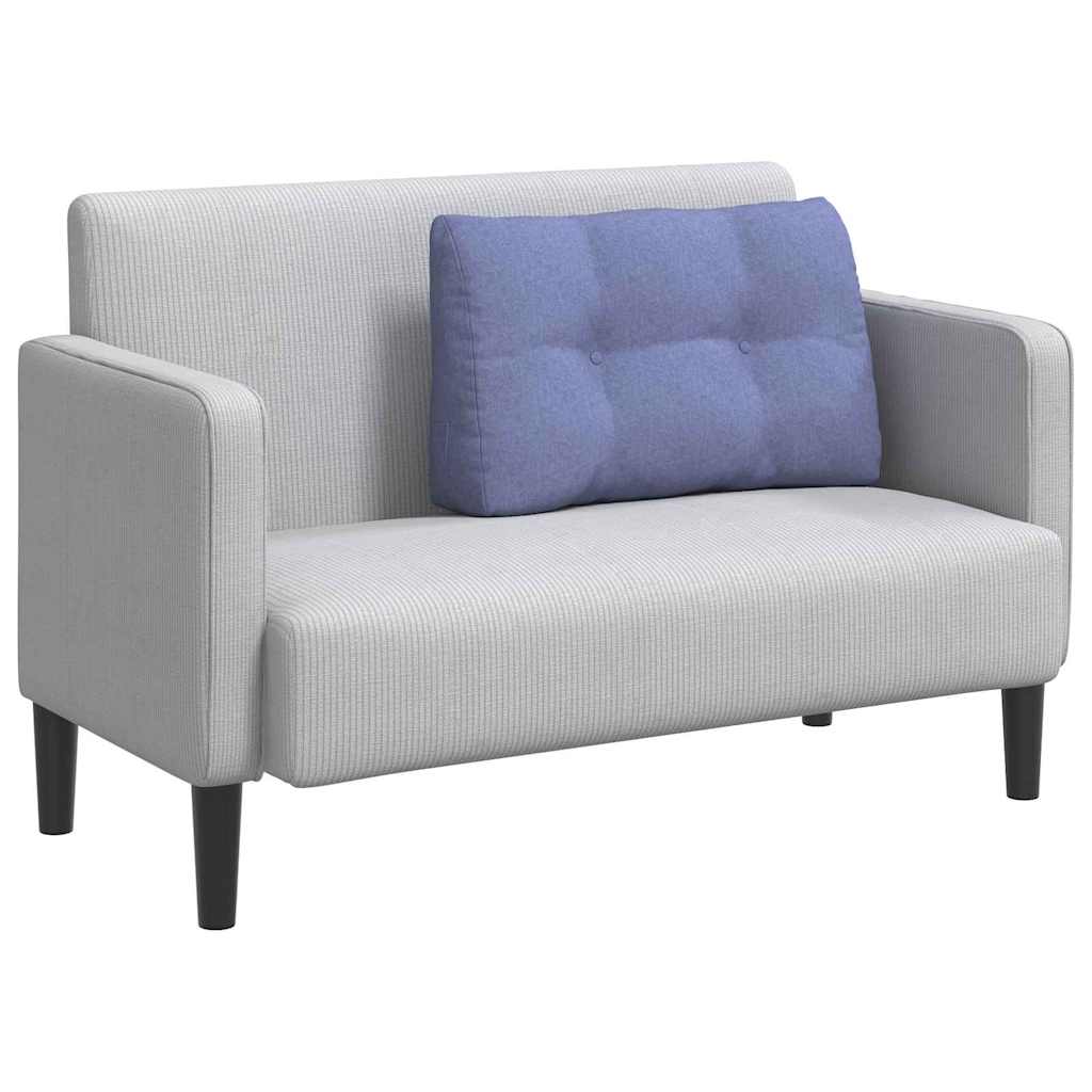 vidaXL Poduszka na plecy Niebieski dżins 80 x 24 x 50 cm tkanina