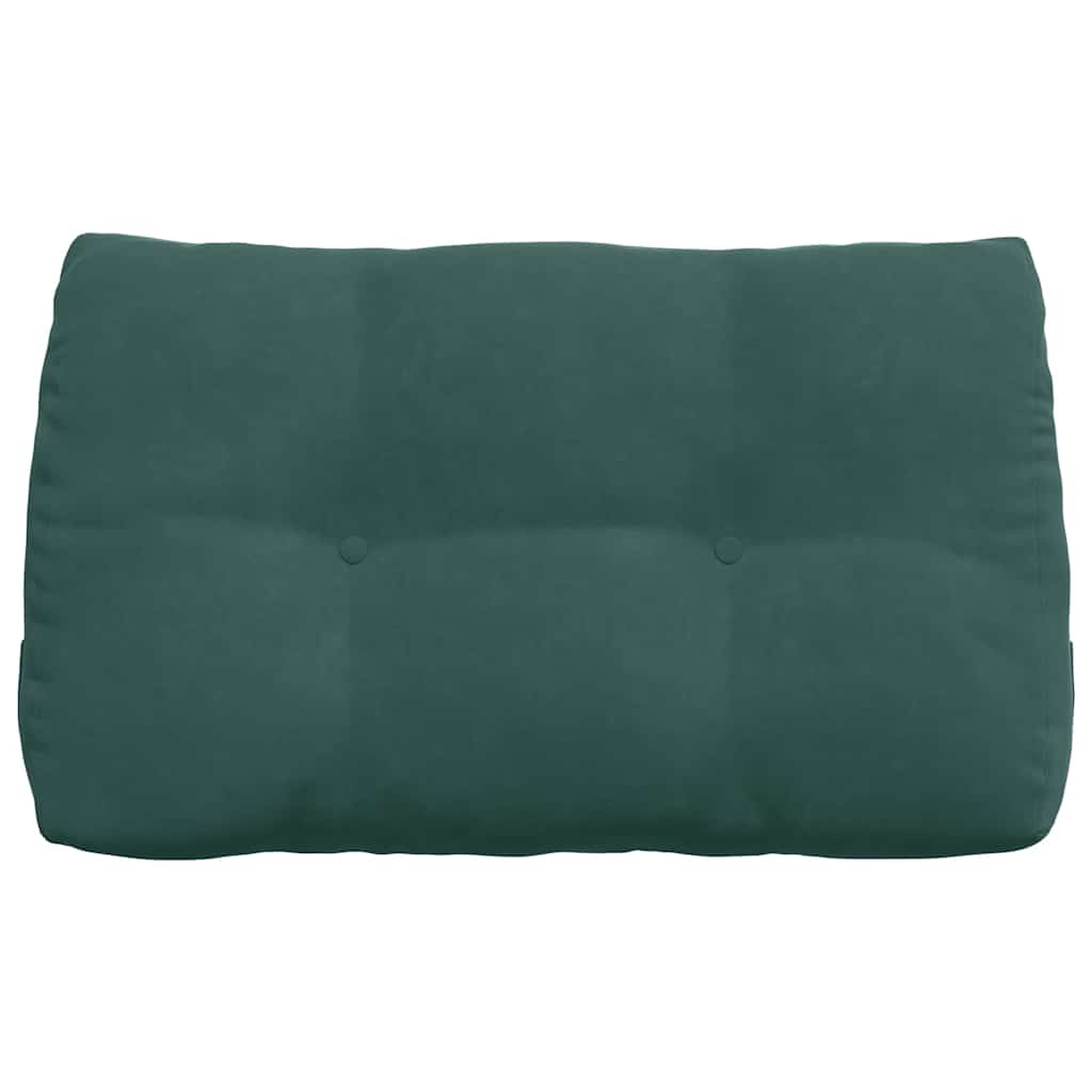 vidaXL Poduszka na plecy Ciemna zieleń 80 x 24 x 50 cm Aksamit