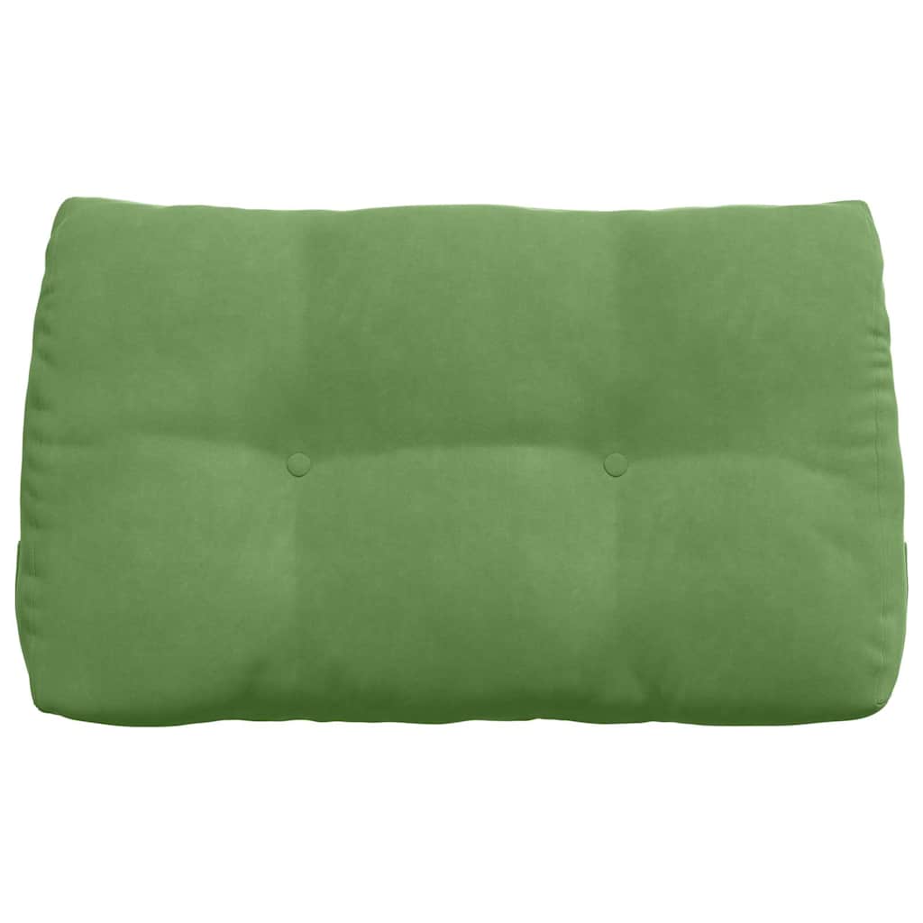 vidaXL Poduszka na plecy Jasnozielony 80 x 24 x 50 cm Aksamit