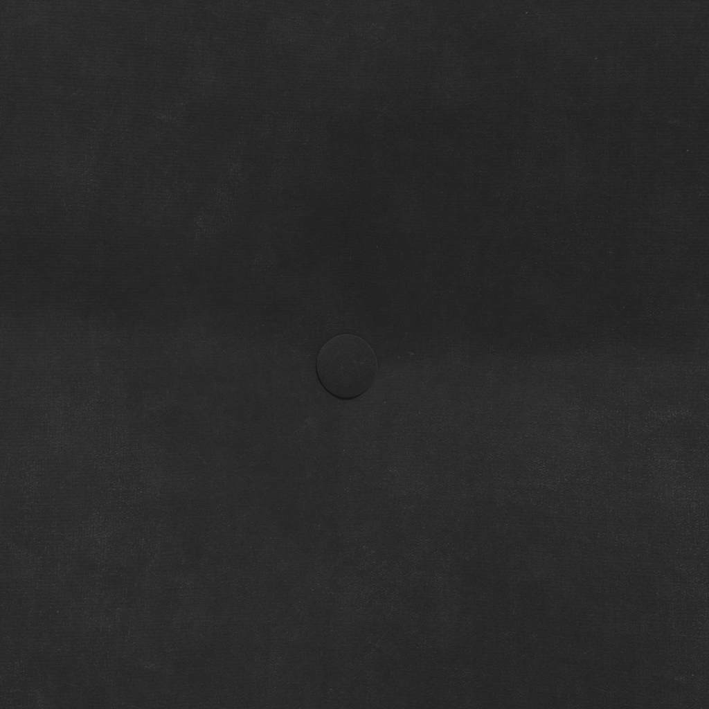 vidaXL Poduszka na plecy Czarny 80 x 24 x 50 cm Aksamit