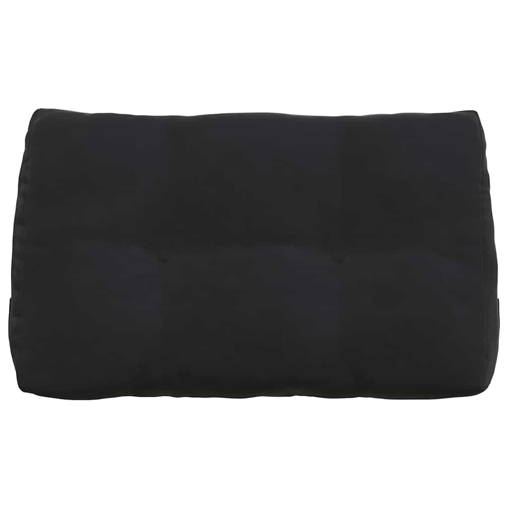 vidaXL Poduszka na plecy Czarny 80 x 24 x 50 cm Aksamit