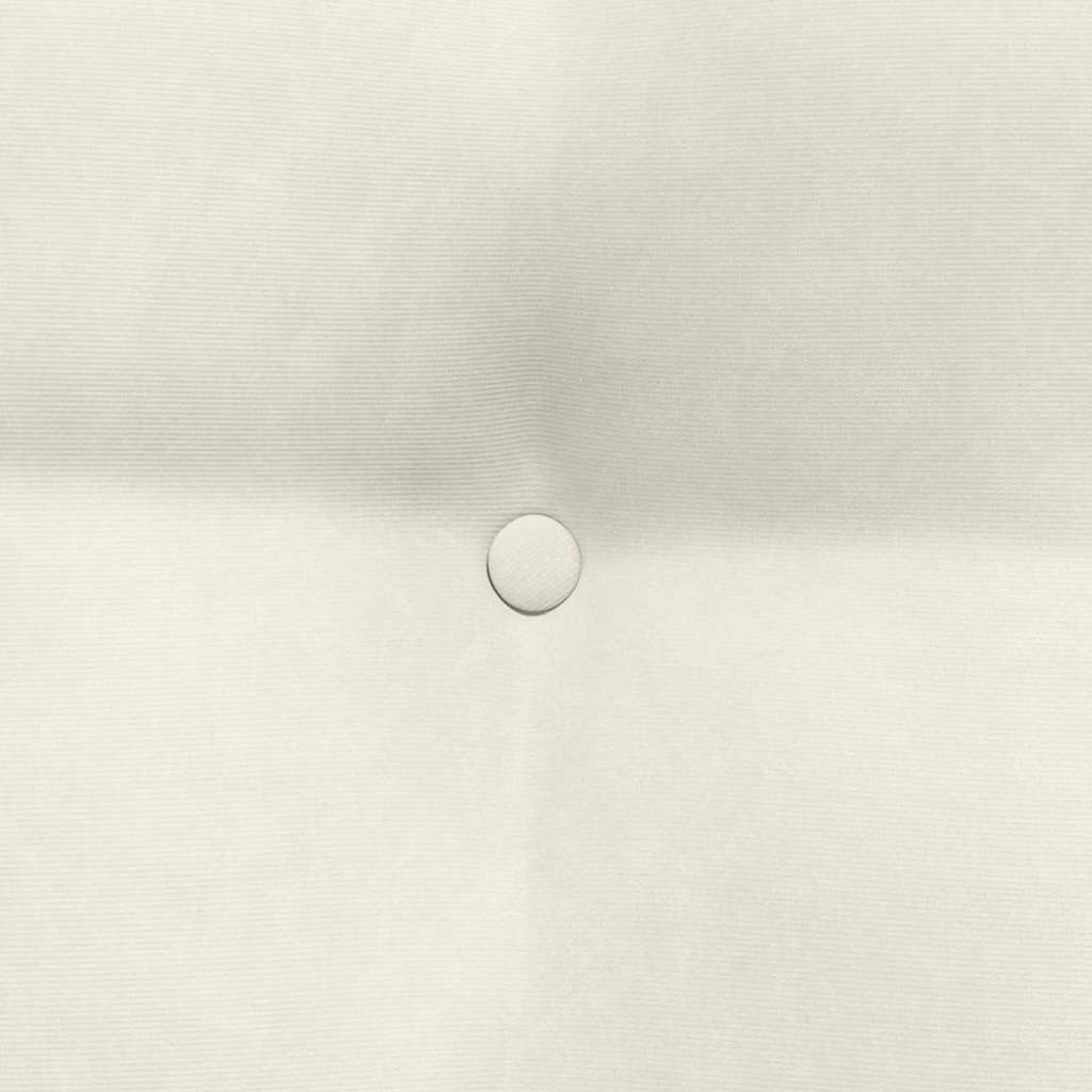 vidaXL Poduszka na plecy Kremowy 80 x 24 x 50 cm Aksamit