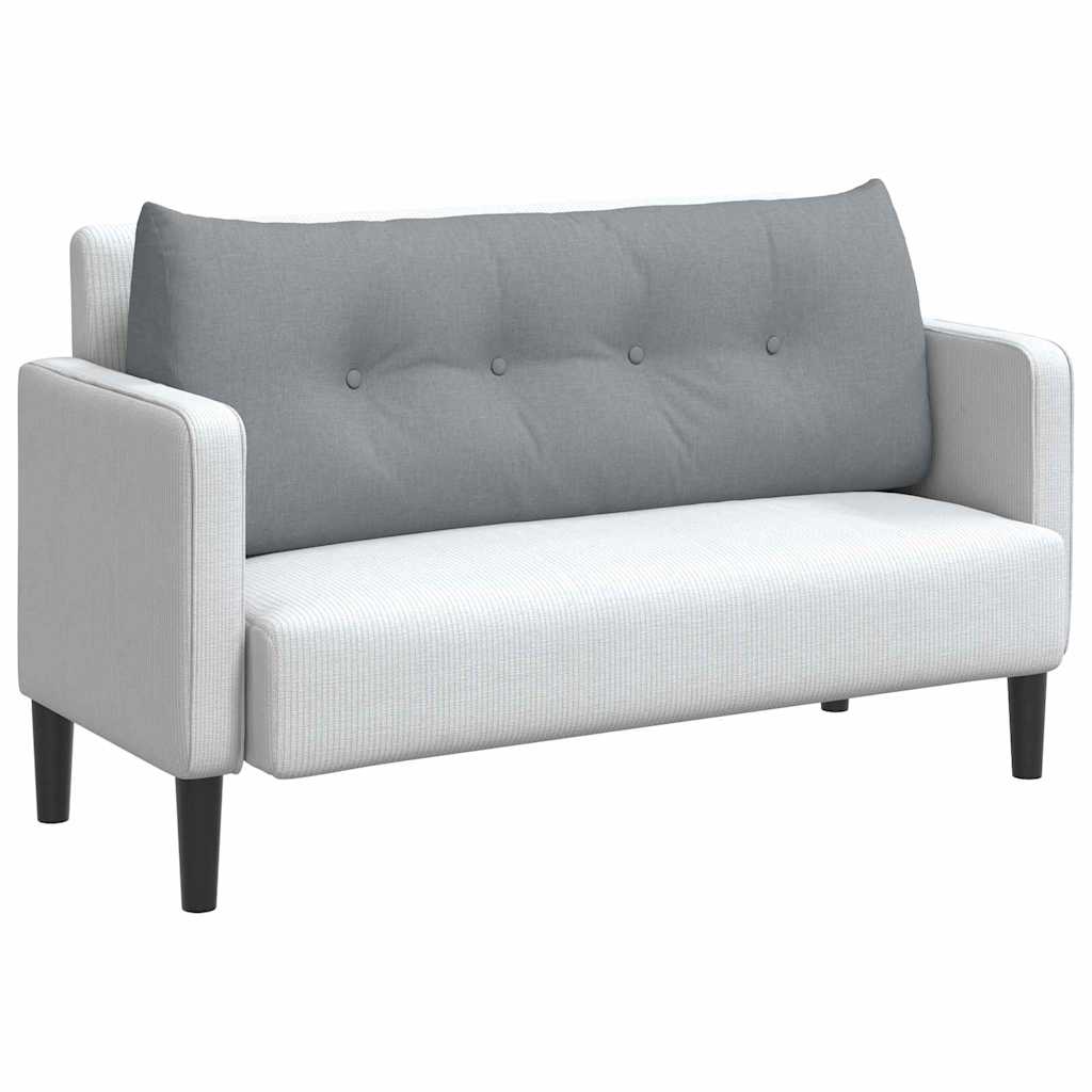 vidaXL Poduszka na plecy Jasnoszary 120 x 24 x 50 cm tkanina