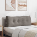 vidaXL Poduszka na plecy Ciemnoszary 120 x 24 x 50 cm tkanina