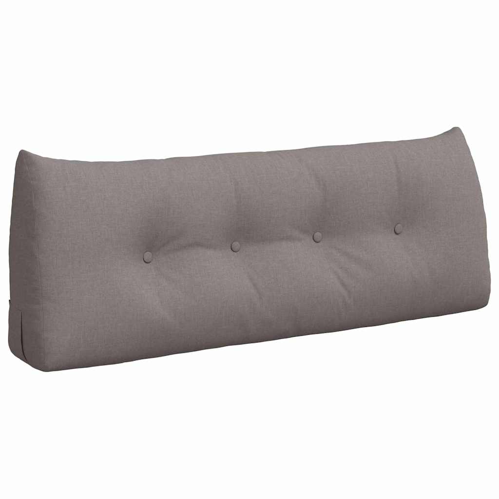 vidaXL Poduszka na plecy Ciemnoszary 120 x 24 x 50 cm tkanina
