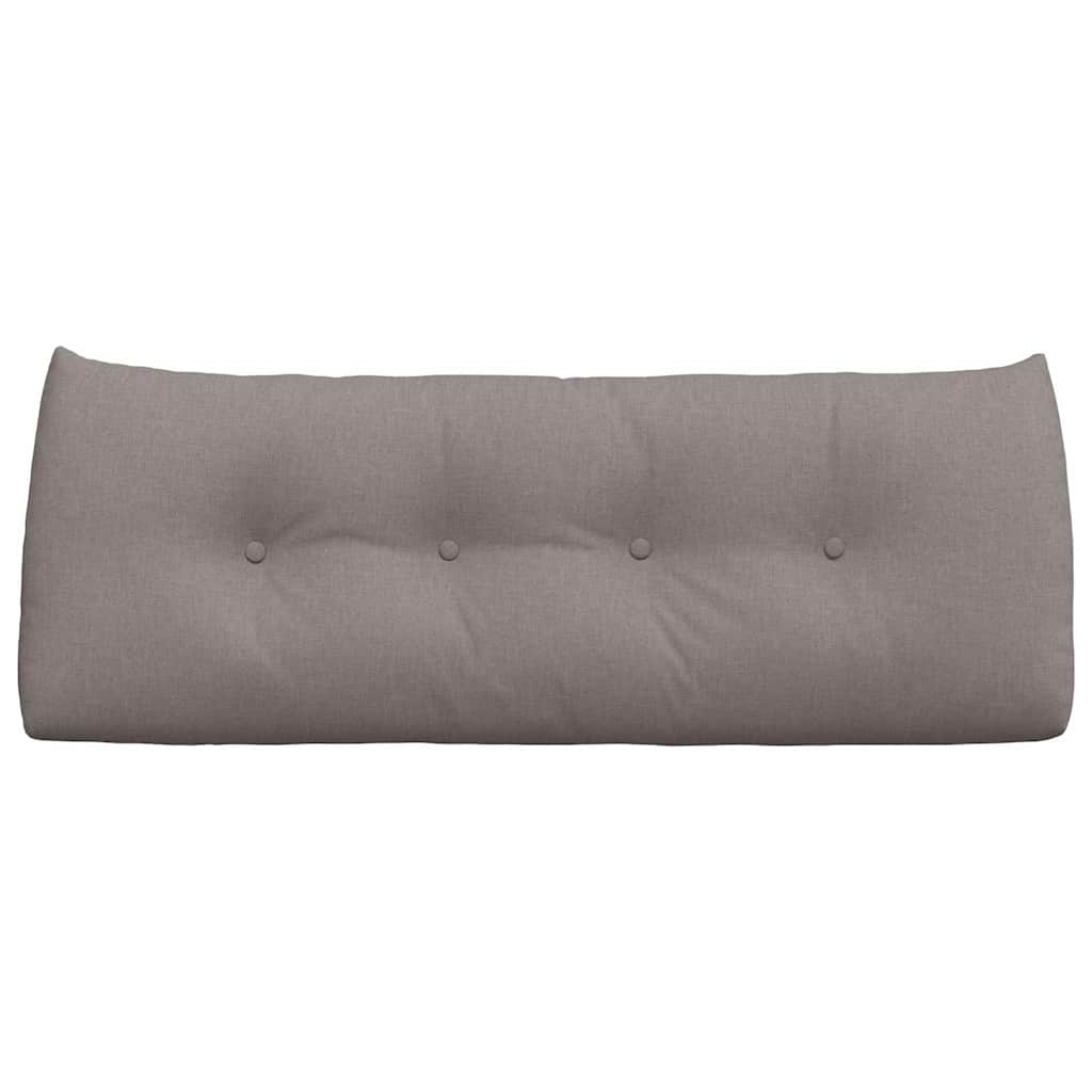 vidaXL Poduszka na plecy Ciemnoszary 120 x 24 x 50 cm tkanina