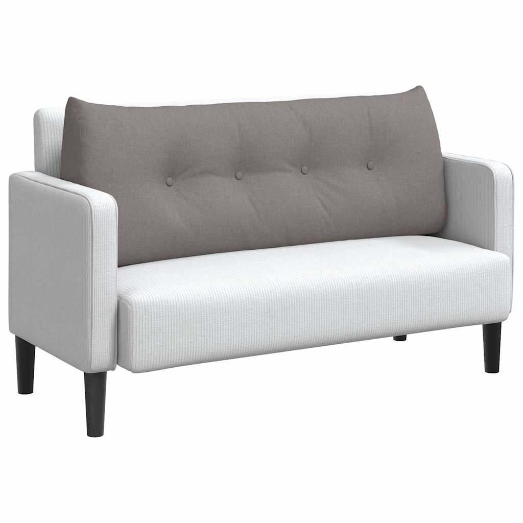 vidaXL Poduszka na plecy Ciemnoszary 120 x 24 x 50 cm tkanina