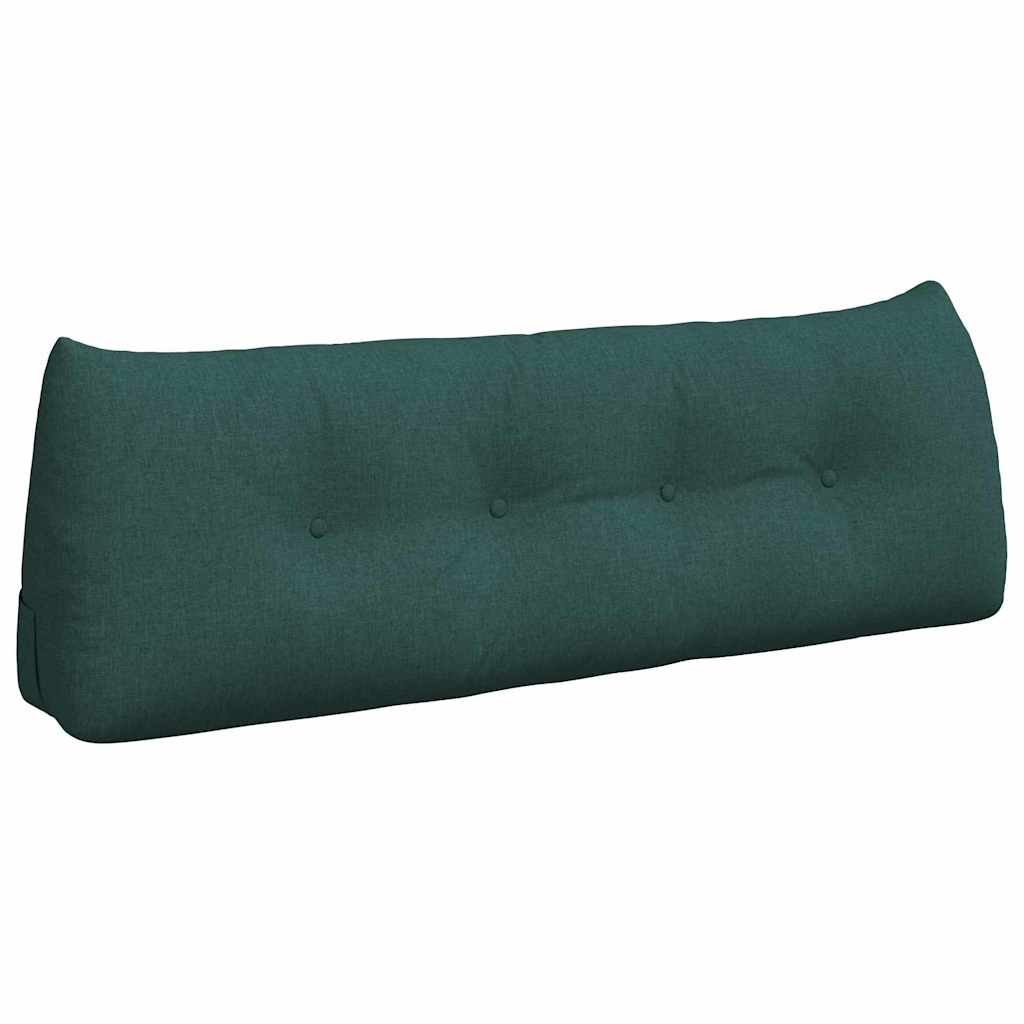 vidaXL Poduszka na plecy Ciemna zieleń 140 x 24 x 50 cm tkanina