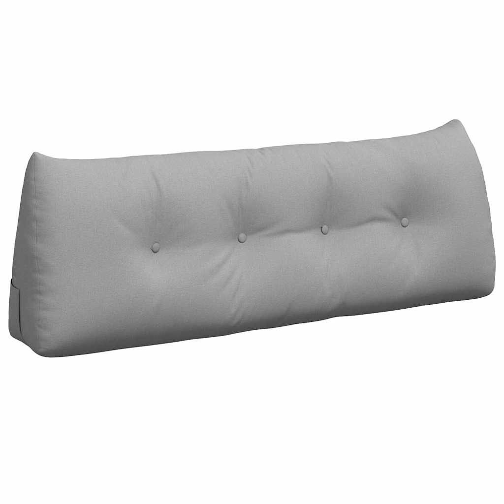 vidaXL Poduszka na plecy Szary chmur 140 x 24 x 50 cm tkanina