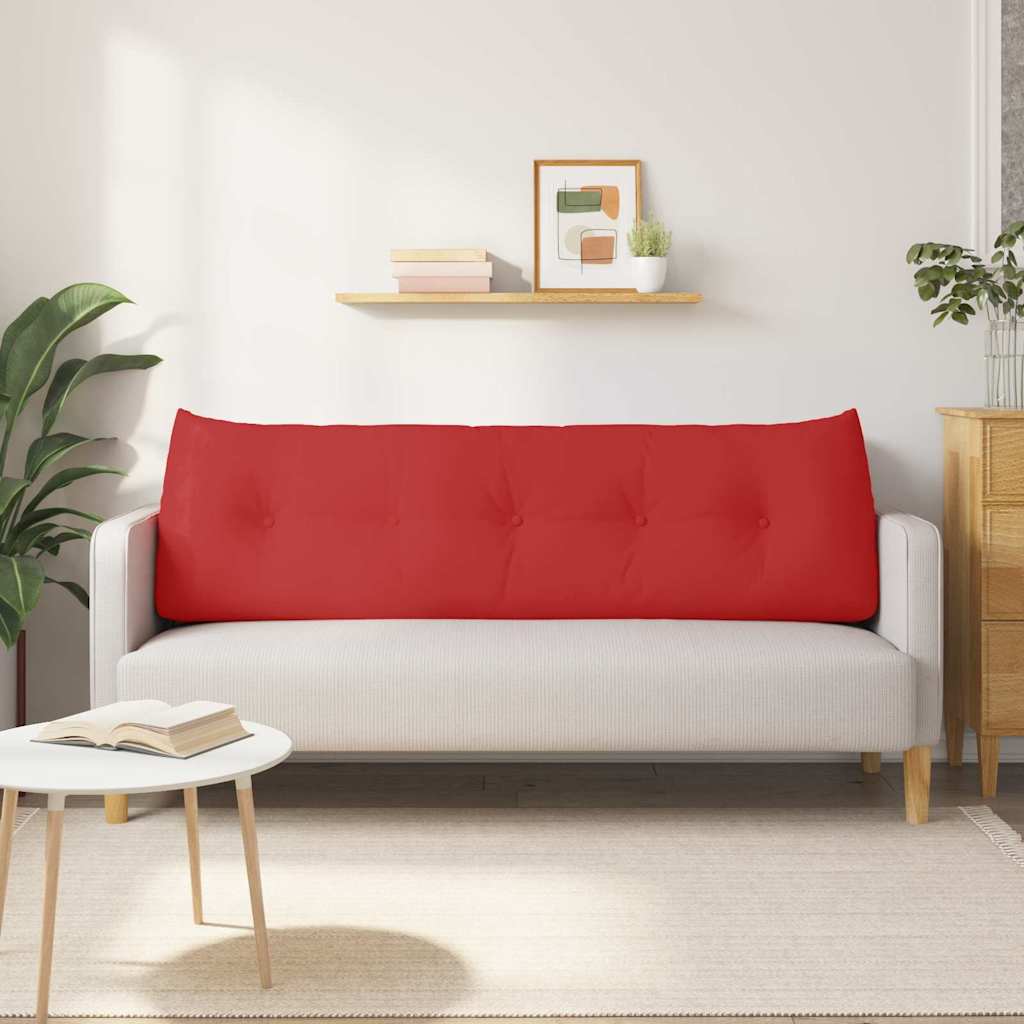 vidaXL Poduszka na plecy Czerwony 160 x 24 x 50 cm tkanina