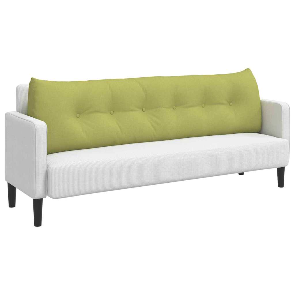 vidaXL Poduszka na plecy Jasnozielony 180 x 24 x 50 cm tkanina