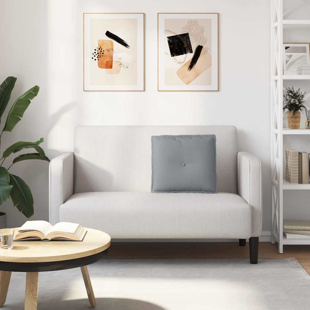 vidaXL Poduszka na plecy Jasnoszary 50 x 19 x 45 cm tkanina