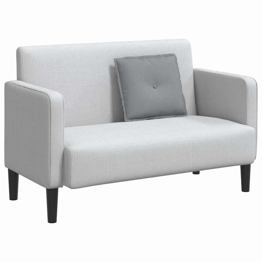 vidaXL Poduszka na plecy Jasnoszary 50 x 19 x 45 cm tkanina