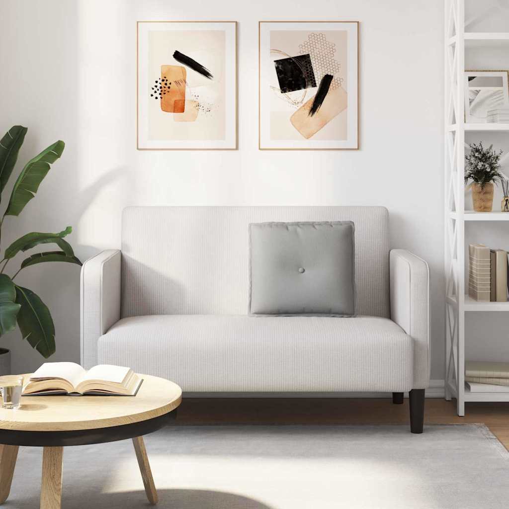 vidaXL Poduszka na plecy Szary chmur 50 x 19 x 45 cm tkanina