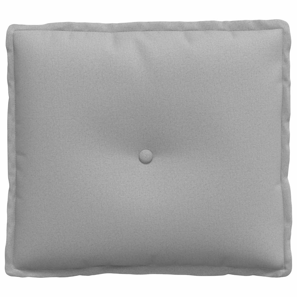 vidaXL Poduszka na plecy Szary chmur 50 x 19 x 45 cm tkanina
