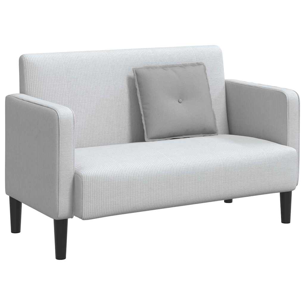 vidaXL Poduszka na plecy Szary chmur 50 x 19 x 45 cm tkanina