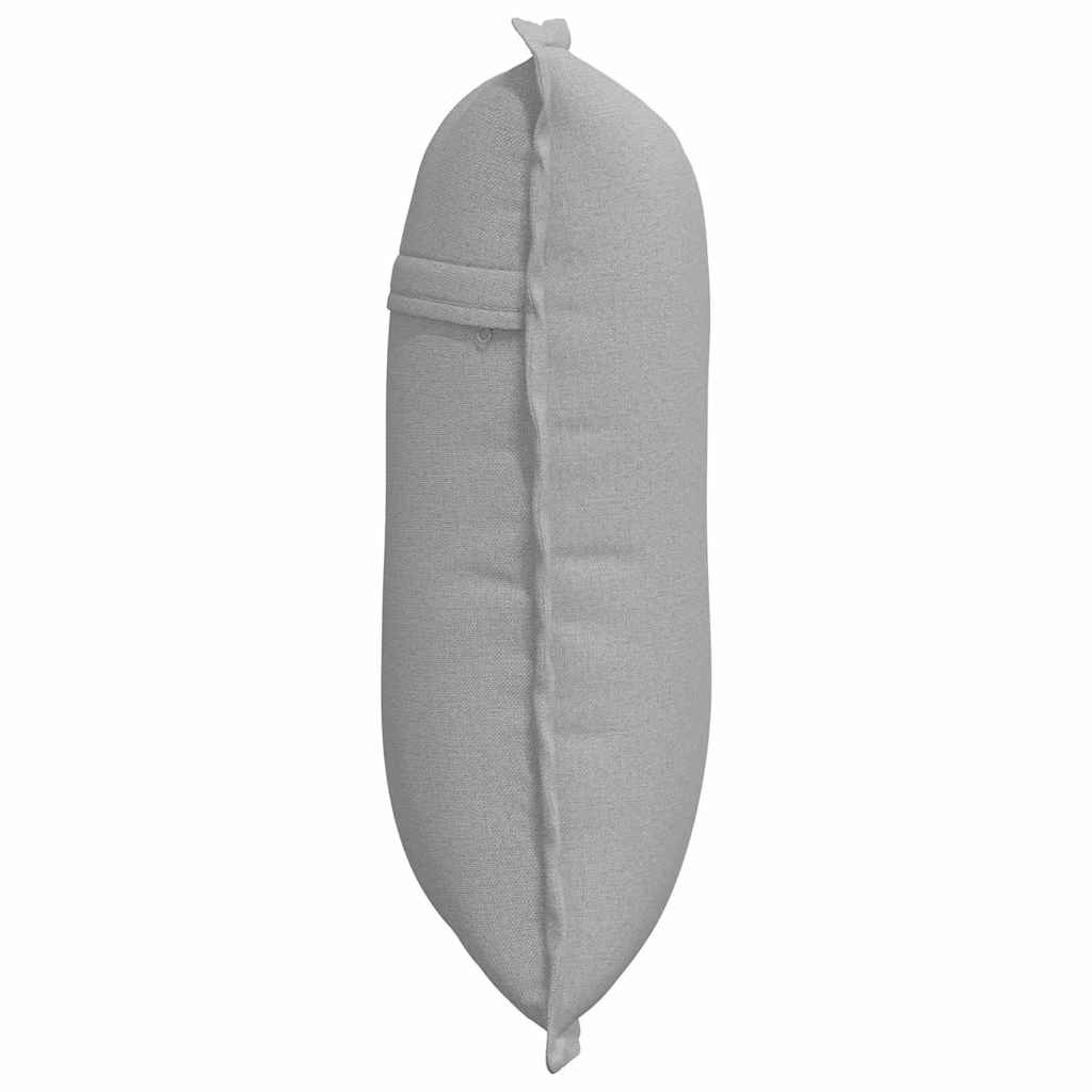 vidaXL Poduszka na plecy Szary chmur 50 x 19 x 45 cm tkanina