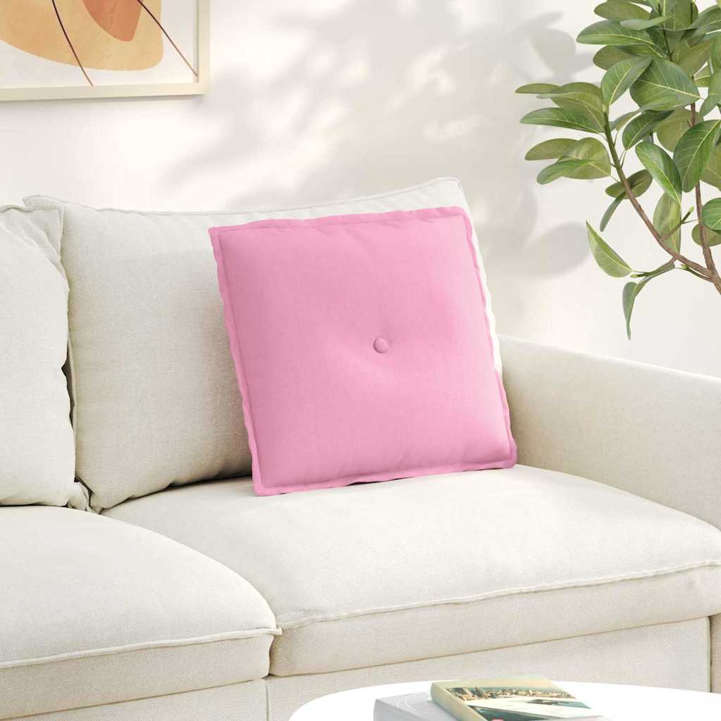 vidaXL Poduszka na plecy Różowy 50 x 19 x 45 cm tkanina