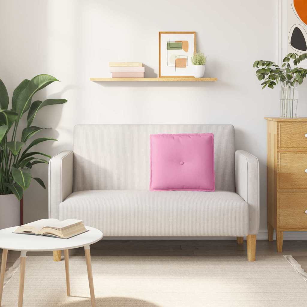 vidaXL Poduszka na plecy Różowy 50 x 19 x 45 cm tkanina