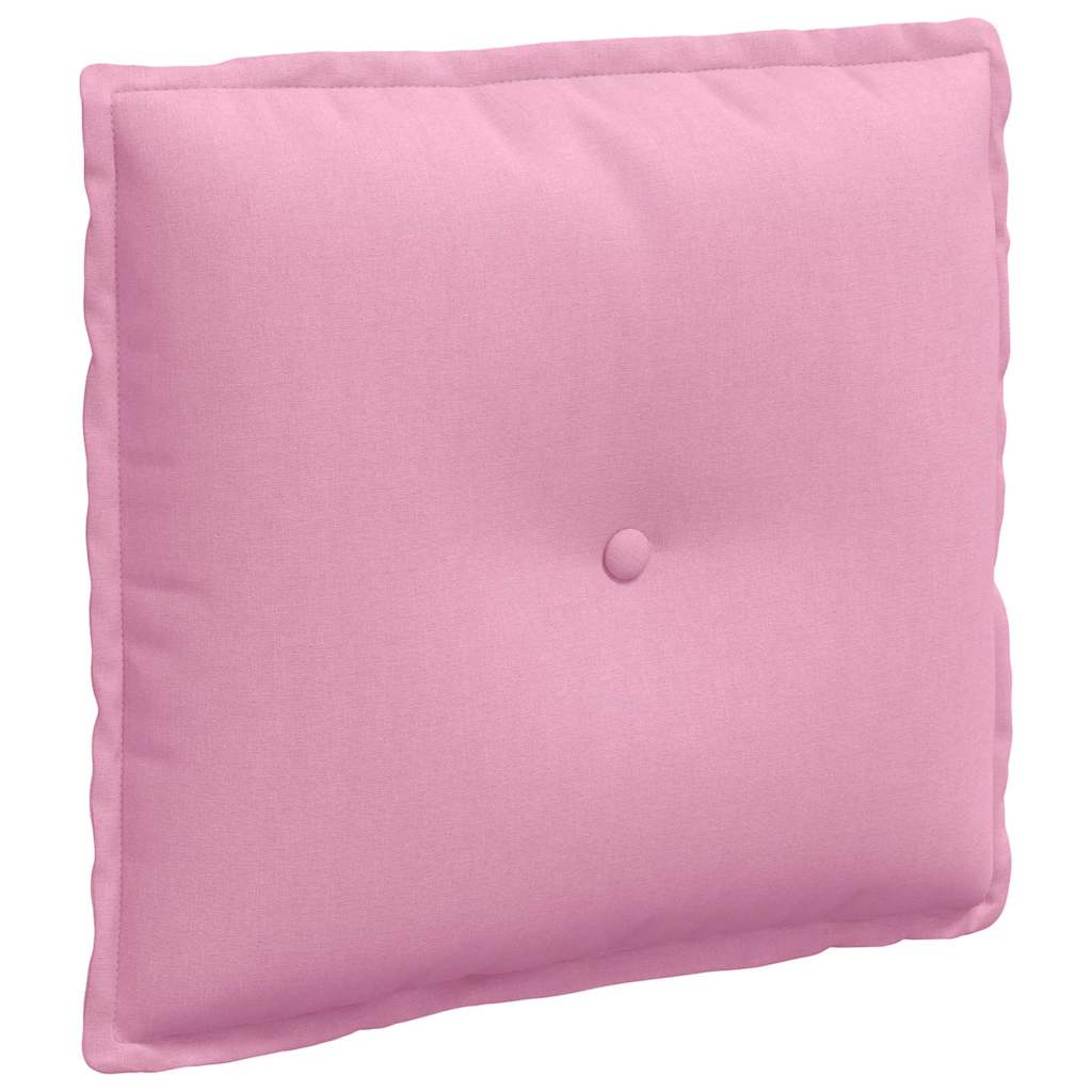 vidaXL Poduszka na plecy Różowy 50 x 19 x 45 cm tkanina