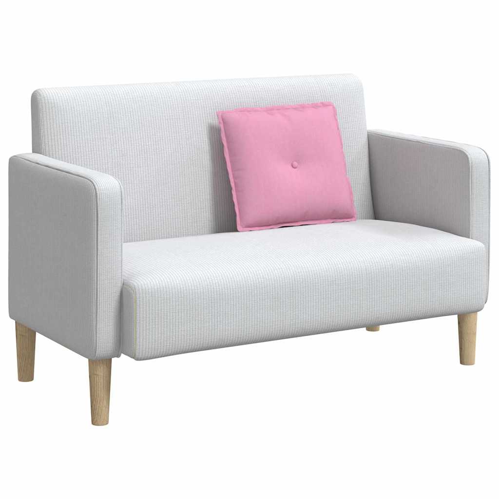 vidaXL Poduszka na plecy Różowy 50 x 19 x 45 cm tkanina