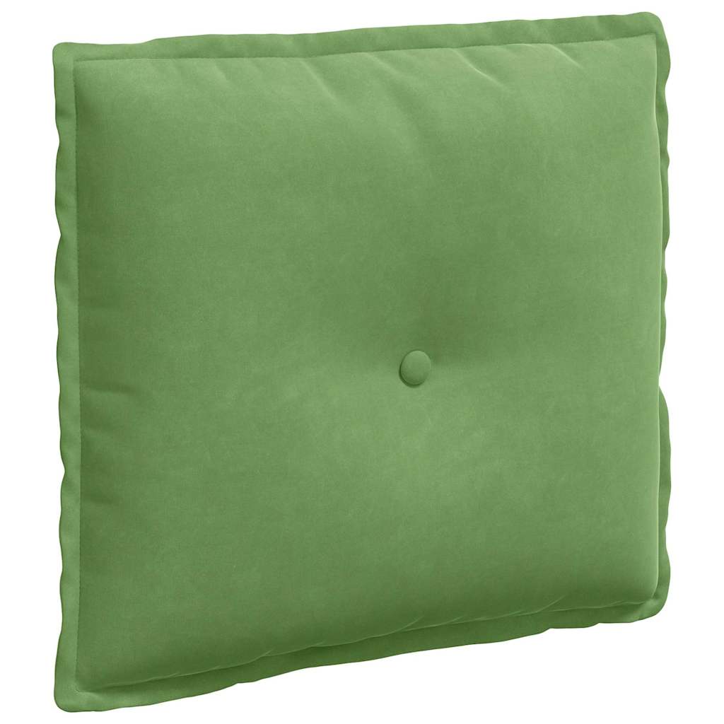 vidaXL Poduszka na plecy Jasnozielony 50 x 45 cm Tkanina sztruksowa
