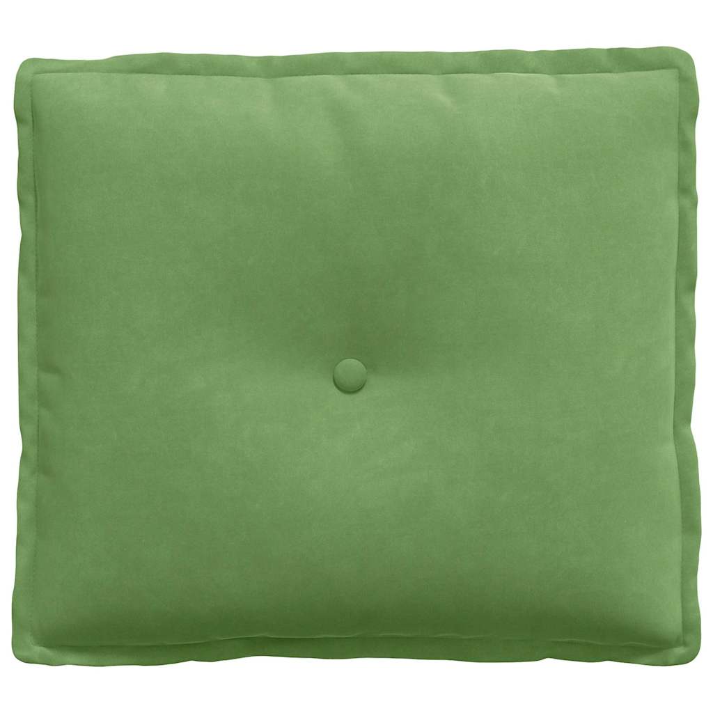 vidaXL Poduszka na plecy Jasnozielony 50 x 45 cm Tkanina sztruksowa