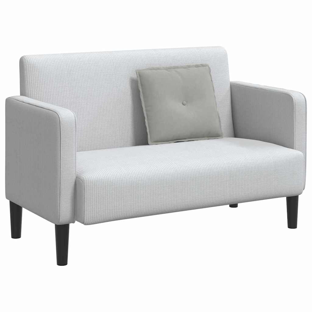 vidaXL Poduszka na plecy Jasnoszary 50 x 45 cm Tkanina mikrofibrowa
