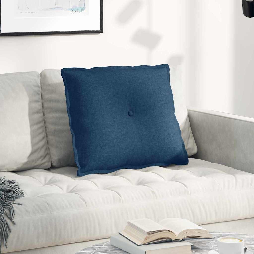 vidaXL Poduszka na plecy Niebieski 60 x 19 x 50 cm tkanina