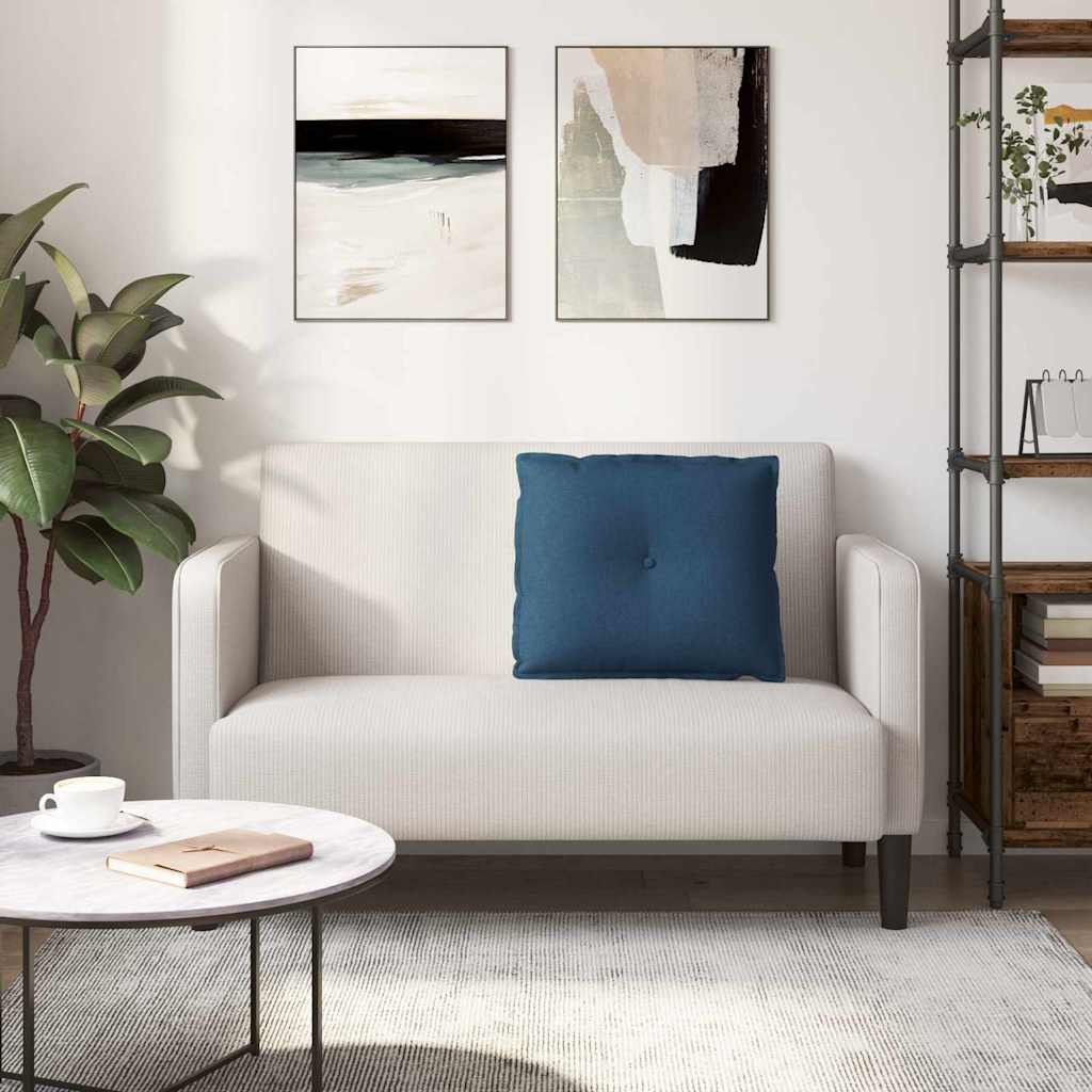 vidaXL Poduszka na plecy Niebieski 60 x 19 x 50 cm tkanina
