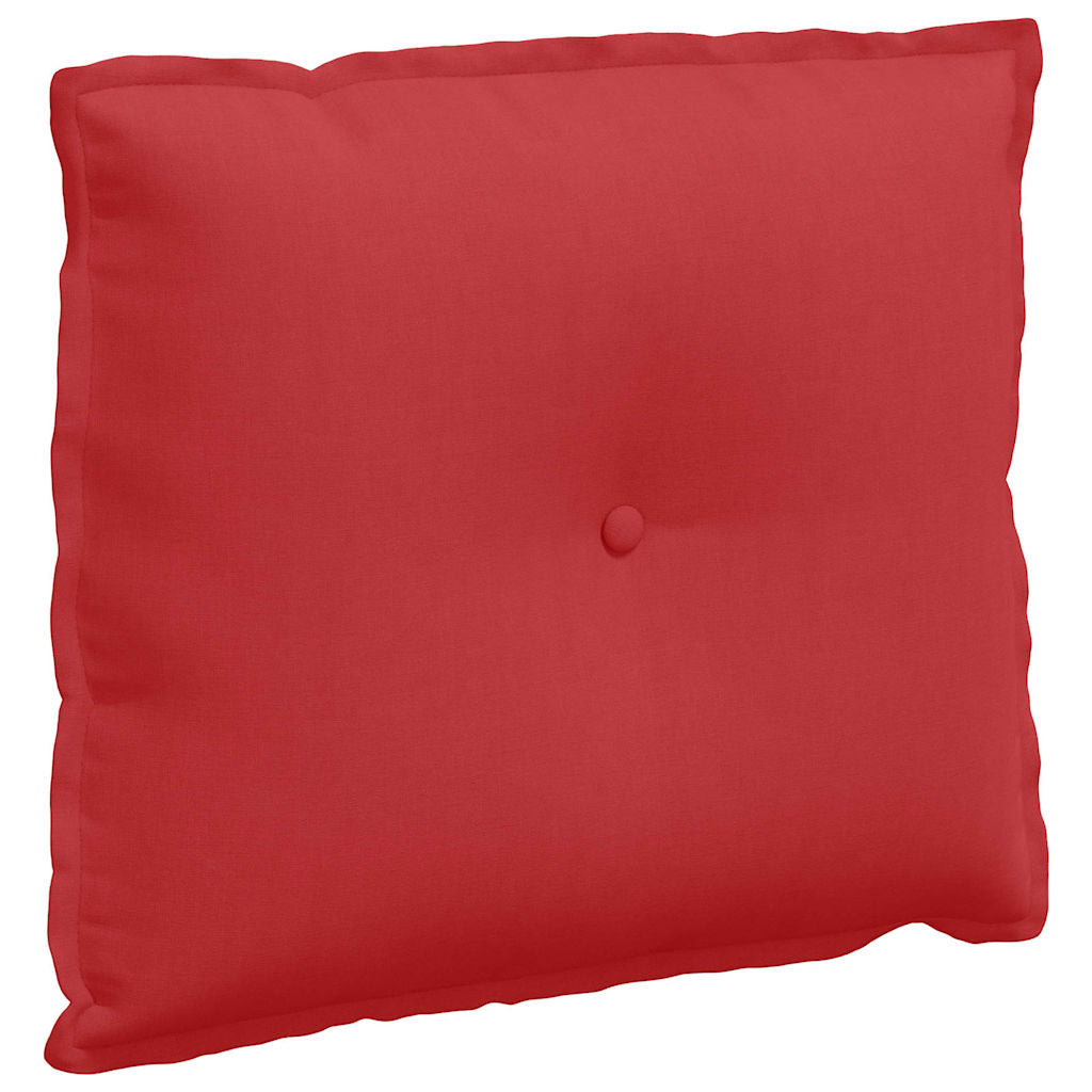 vidaXL Poduszka na plecy Czerwony 60 x 19 x 50 cm tkanina