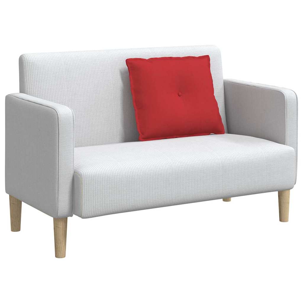 vidaXL Poduszka na plecy Czerwony 60 x 19 x 50 cm tkanina