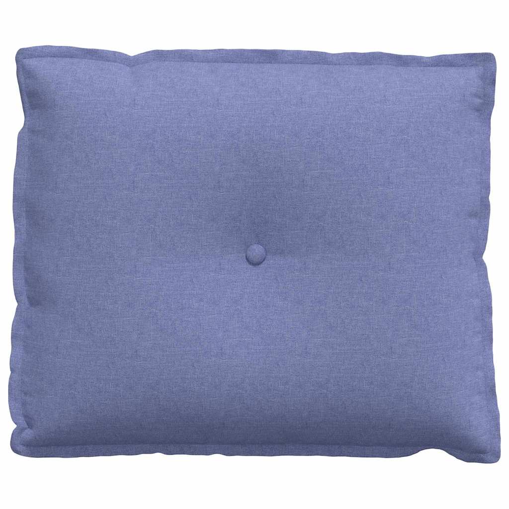 vidaXL Poduszka na plecy Niebieski dżins 60 x 19 x 50 cm tkanina